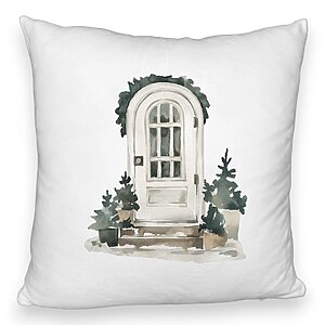 Perna Decorativa Fluffy cu tematica de Craciun