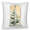 Perna Decorativa Fluffy cu tematica de Craciun, 5, 40x40 cm, Alba, Husa Detasabila, Burduf 7 Perna Decorativa Fluffy cu tematica de Craciun