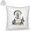 Perna Decorativa Fluffy cu tematica de Craciun, 8, 40x40 cm, Alba, Husa Detasabila, Burduf 8 8