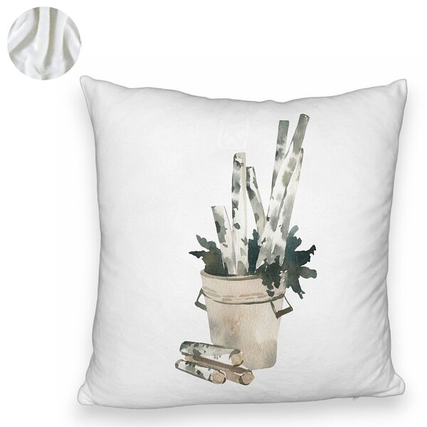 Perna Decorativa Fluffy cu tematica de Craciun, 9, 40x40 cm, Alba, Husa Detasabila, Burduf 6 9