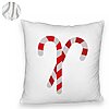 Perna Decorativa Fluffy cu tematica de Craciun, Acadele, 40x40 cm, Alba, Husa Detasabila, Burduf 8 Acadele