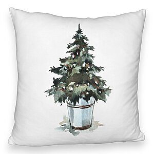 Perna Decorativa Fluffy cu tematica de Craciun