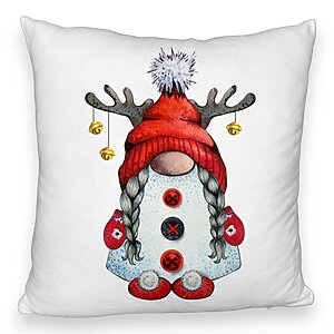 Perna Decorativa Fluffy cu tematica de Craciun