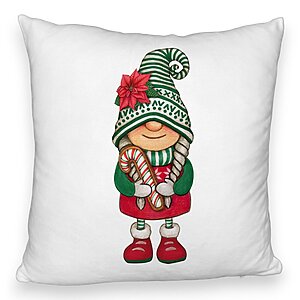 Perna Decorativa Fluffy cu tematica de Craciun