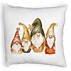 Perna Decorativa Fluffy cu tematica de Craciun, Gnomi, 40x40 cm, Alba, Husa Detasabila, Burduf 7 Perna Decorativa Fluffy cu tematica de Craciun