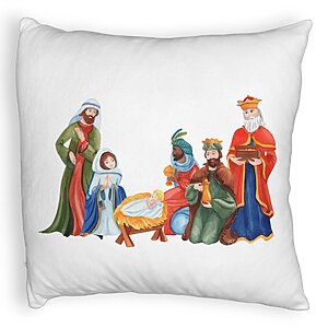 Perna Decorativa Fluffy cu tematica de Craciun