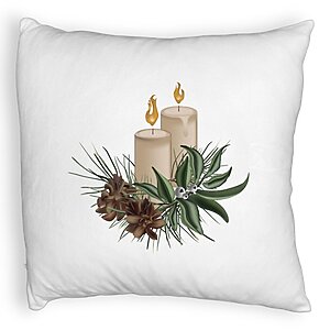 Perna Decorativa Fluffy cu tematica de Craciun