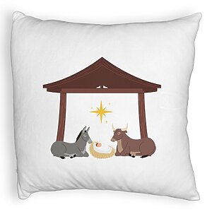 Perna Decorativa Fluffy cu tematica de Craciun