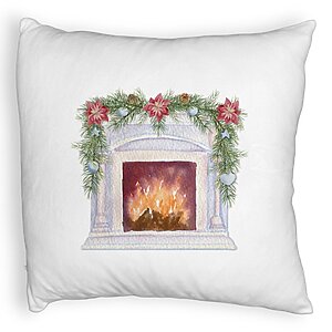 Perna Decorativa Fluffy cu tematica de Craciun