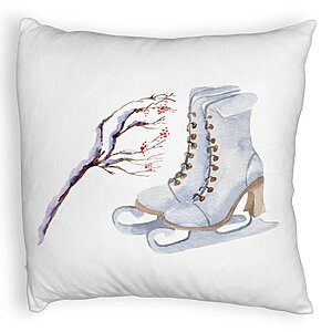 Perna Decorativa Fluffy de Craciun