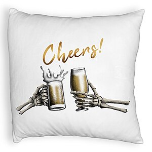 Perna Decorativa Fluffy de Halloween si Text Cheers