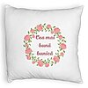 Perna Decorativa Fluffy, pentru Bunica 13, 40x40 cm, Alba, Husa Detasabila, Burduf 4 Perna Decorativa Fluffy