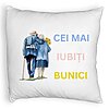 Perna Decorativa Fluffy, pentru Bunici 7, 40x40 cm, Alba, Husa Detasabila, Burduf 4 Perna Decorativa Fluffy