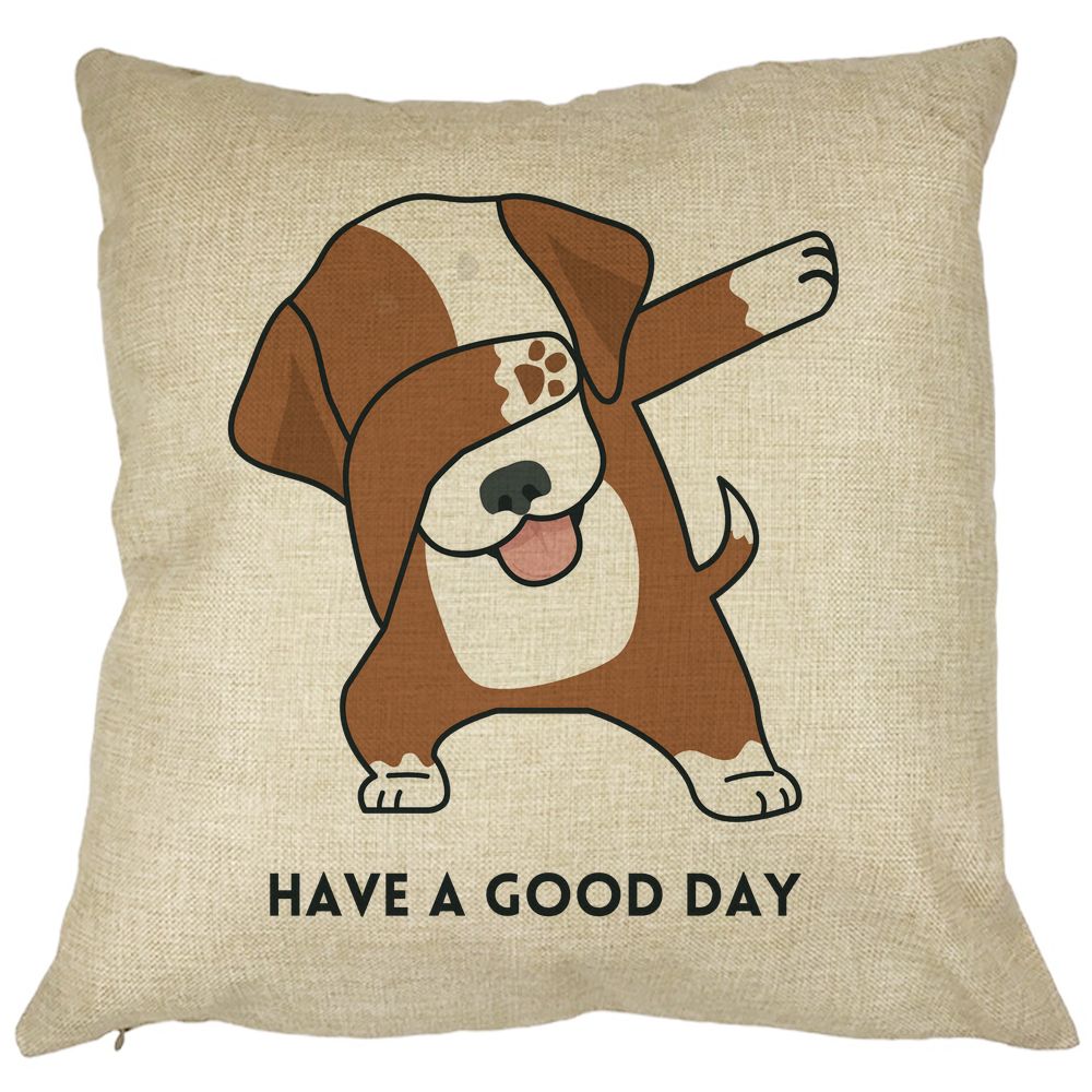 Perna Decorativa, Have a Good Day, 40x40 cm, Husa Detasabila, Burduf 11 Perna Decorativa