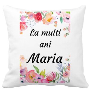 Perna Decorativa La multi ani Maria 2