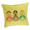 Perna Decorativa, Model 3 Printese, 40x40 cm, Verde, Husa Detasabila, Burduf 7 Perna Decorativa