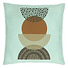 Perna Decorativa, Model Abstract Creativ 11, 40x40 cm, Verde Menta, Husa Detasabila, Burduf 22 Perna Decorativa