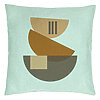 Perna Decorativa, Model Abstract Creativ 8, 40x40 cm, Verde Menta, Husa Detasabila, Burduf 22 Perna Decorativa