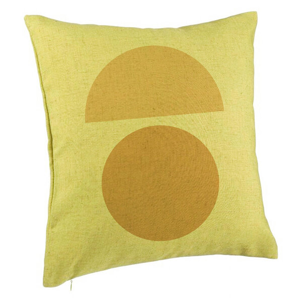 Perna Decorativa, Model Abstract Creativ 9, 40x40 cm, Verde, Husa Detasabila, Burduf 5 Perna Decorativa