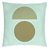 Perna Decorativa, Model Abstract Creativ 9, 40x40 cm, Verde Menta, Husa Detasabila, Burduf 22 Perna Decorativa