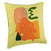 Perna Decorativa, Model Abstracta 1, 40x40 cm, Verde, Husa Detasabila, Burduf 7 Perna Decorativa