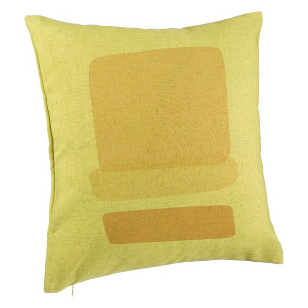 Perna Decorativa, Model Abstracta 12, 40x40 cm, Verde, Husa Detasabila, Burduf 5 Perna Decorativa