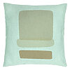 Perna Decorativa, Model Abstracta 12, 40x40 cm, Verde Menta, Husa Detasabila, Burduf 19 Perna Decorativa