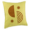 Perna Decorativa, Model Abstracta 8, 40x40 cm, Verde, Husa Detasabila, Burduf 7 Perna Decorativa