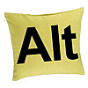 Perna Decorativa, Model Alt, 40x40 cm, Verde, Husa Detasabila, Burduf 7 Perna Decorativa