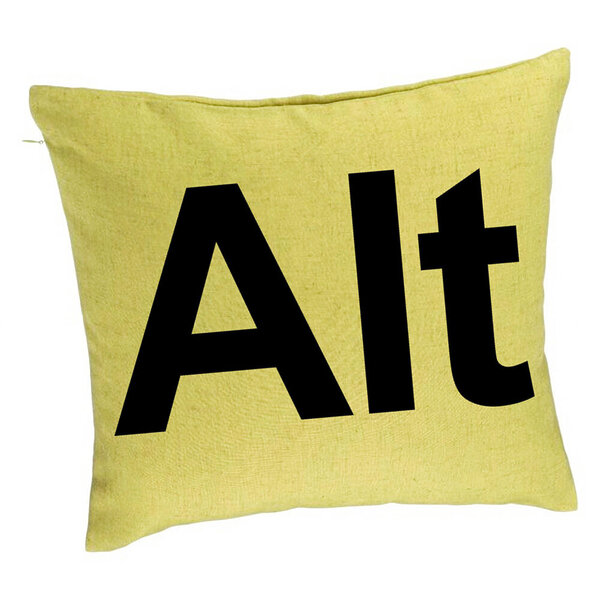 Perna Decorativa, Model Alt, 40x40 cm, Verde, Husa Detasabila, Burduf 5 Perna Decorativa