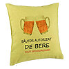 Perna Decorativa, Model Bautor Autorizat de Bere, 40x40 cm, Verde, Husa Detasabila, Burduf 7 Perna Decorativa