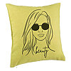 Perna Decorativa, Model Beauty life, 40x40 cm, Verde, Husa Detasabila, Burduf 7 Perna Decorativa