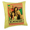 Perna Decorativa, Model Blackpink K-POP, 40x40 cm, Verde, Husa Detasabila, Burduf 7 Perna Decorativa