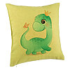 Perna Decorativa, Model Blue Baby Dinozaur, 40x40 cm, Verde, Husa Detasabila, Burduf 7 Perna Decorativa