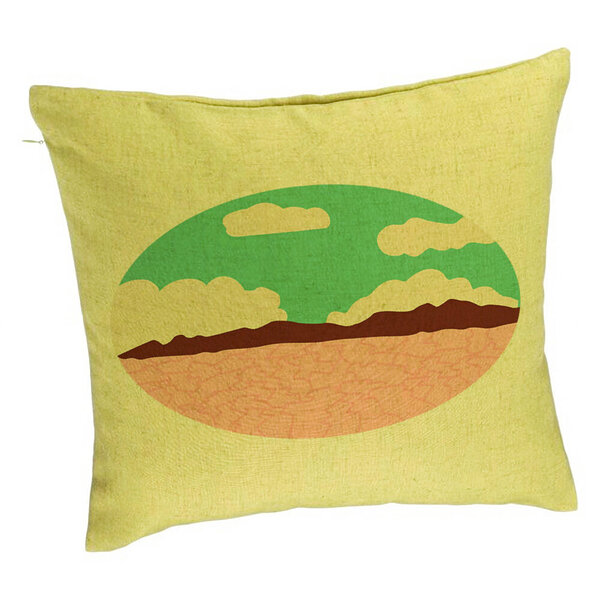 Perna Decorativa, Model Colorize, 40x40 cm, Verde, Husa Detasabila, Burduf 5 Perna Decorativa