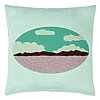 Perna Decorativa, Model Colorize, 40x40 cm, Verde Menta, Husa Detasabila, Burduf 22 Perna Decorativa