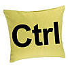 Perna Decorativa, Model Ctrl, 40x40 cm, Verde, Husa Detasabila, Burduf 7 Perna Decorativa