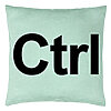 Perna Decorativa, Model Ctrl, 40x40 cm, Verde Menta, Husa Detasabila, Burduf 7 Perna Decorativa