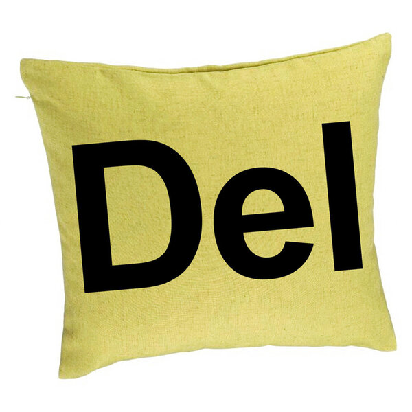 Perna Decorativa, Model Del, 40x40 cm, Verde, Husa Detasabila, Burduf 5 Perna Decorativa