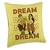 Perna Decorativa, Model Dream Friends, 40x40 cm, Verde, Husa Detasabila, Burduf 7 Perna Decorativa