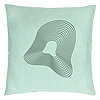 Perna Decorativa, Model F1, 40x40 cm, Verde Menta, Husa Detasabila, Burduf 22 Perna Decorativa