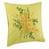 Perna Decorativa, Model Florala cu Cruce, 40x40 cm, Verde, Husa Detasabila, Burduf 7 Perna Decorativa