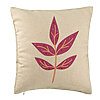 Perna Decorativa, Model Florale Yuko, 40x40 cm, Bej, Husa Detasabila, Burduf 7 Perna Decorativa
