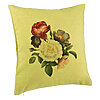 Perna Decorativa, Model Flori de Vara, 40x40 cm, Verde, Husa Detasabila, Burduf 7 Perna Decorativa