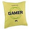 Perna Decorativa, Model Forever Gamer, 40x40 cm, Verde, Husa Detasabila, Burduf 7 Perna Decorativa