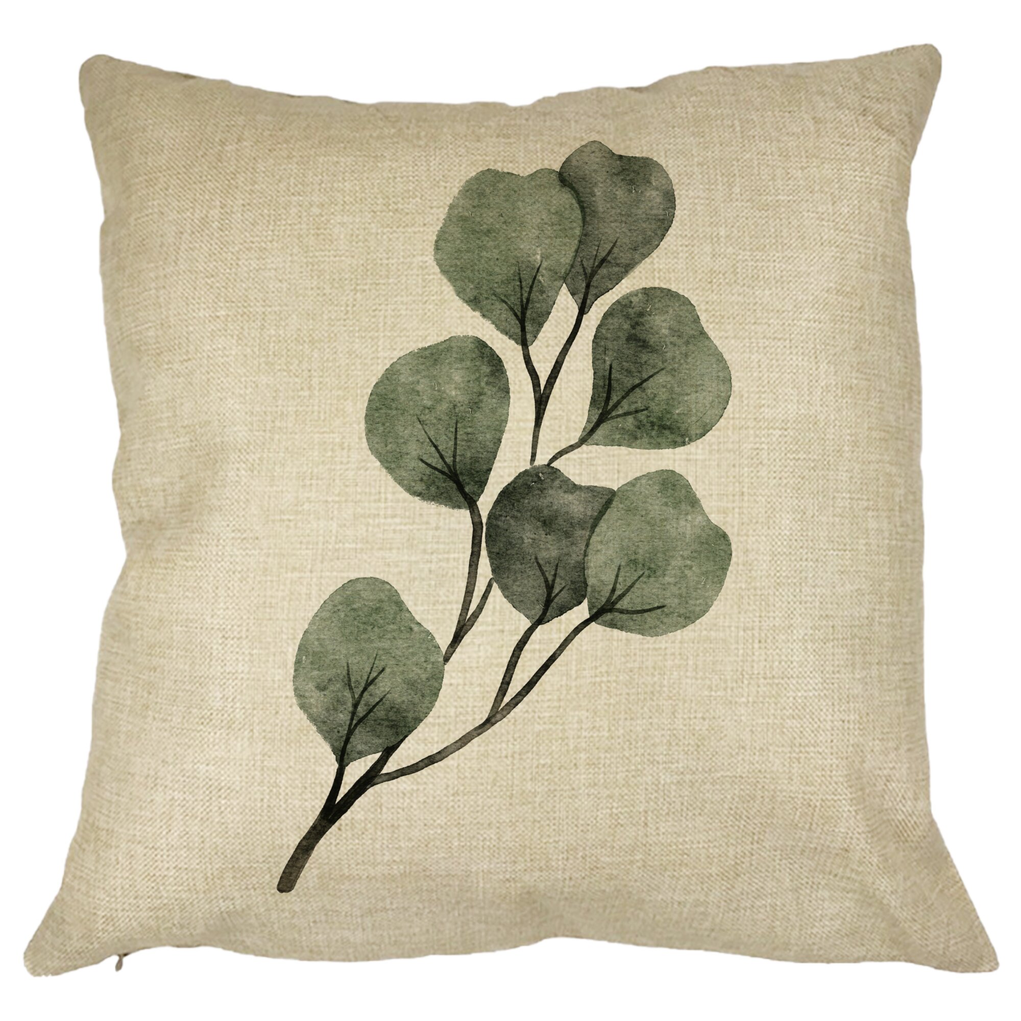 Perna Decorativa Model Frunze, 40x40 cm, Husa Detasabila, Burduf 11 Perna Decorativa Model Frunze