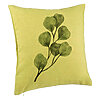 Perna Decorativa, Model Frunze, 40x40 cm, Verde, Husa Detasabila, Burduf 7 Perna Decorativa