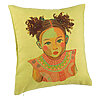 Perna Decorativa, Model Happy Baby, 40x40 cm, Verde, Husa Detasabila, Burduf 7 Perna Decorativa