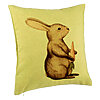 Perna Decorativa, Model Iepuras, 40x40 cm, Verde, Husa Detasabila, Burduf 7 Perna Decorativa