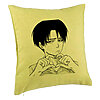 Perna Decorativa, Model Love You Levi, 40x40 cm, Verde, Husa Detasabila, Burduf 7 Perna Decorativa